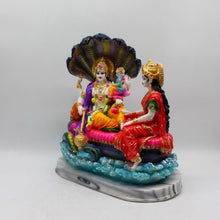 Load image into Gallery viewer, Lakshmi &amp; vishnu, vishnu-laxmi Statue, vishnu laxmi idol Multi Colour