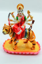 Load image into Gallery viewer, Durga Home-White Painted Fiber Bengali Durga Ma Idol-Ambe Maa Statue-Shakti Statue