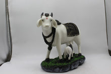 Load image into Gallery viewer, Kamdhenu Cow Gau Mata,Nandi cow Statue Kamdhenu Hindu God For Home Decor White