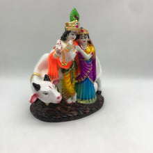 Load image into Gallery viewer, Radha Krishna Statue Kanha Gopala Kanhiya Murari Mohan Shyam MadhavaMulti Color