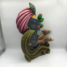 Load image into Gallery viewer, Radha Krishna,Radha Kanha Statue,for Home,office,temple,diwali Pooja Multi color