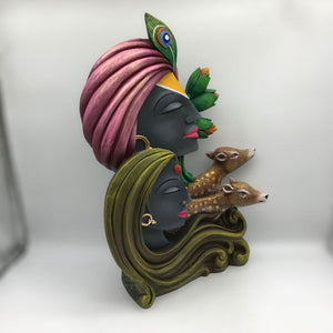 Radha Krishna,Radha Kanha Statue,for Home,office,temple,diwali Pooja Multi color