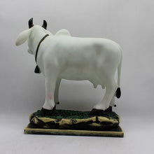 Load image into Gallery viewer, Kamdhenu Cow Gau Mata,Nandi cow Statue Hindu God For Home Decor White