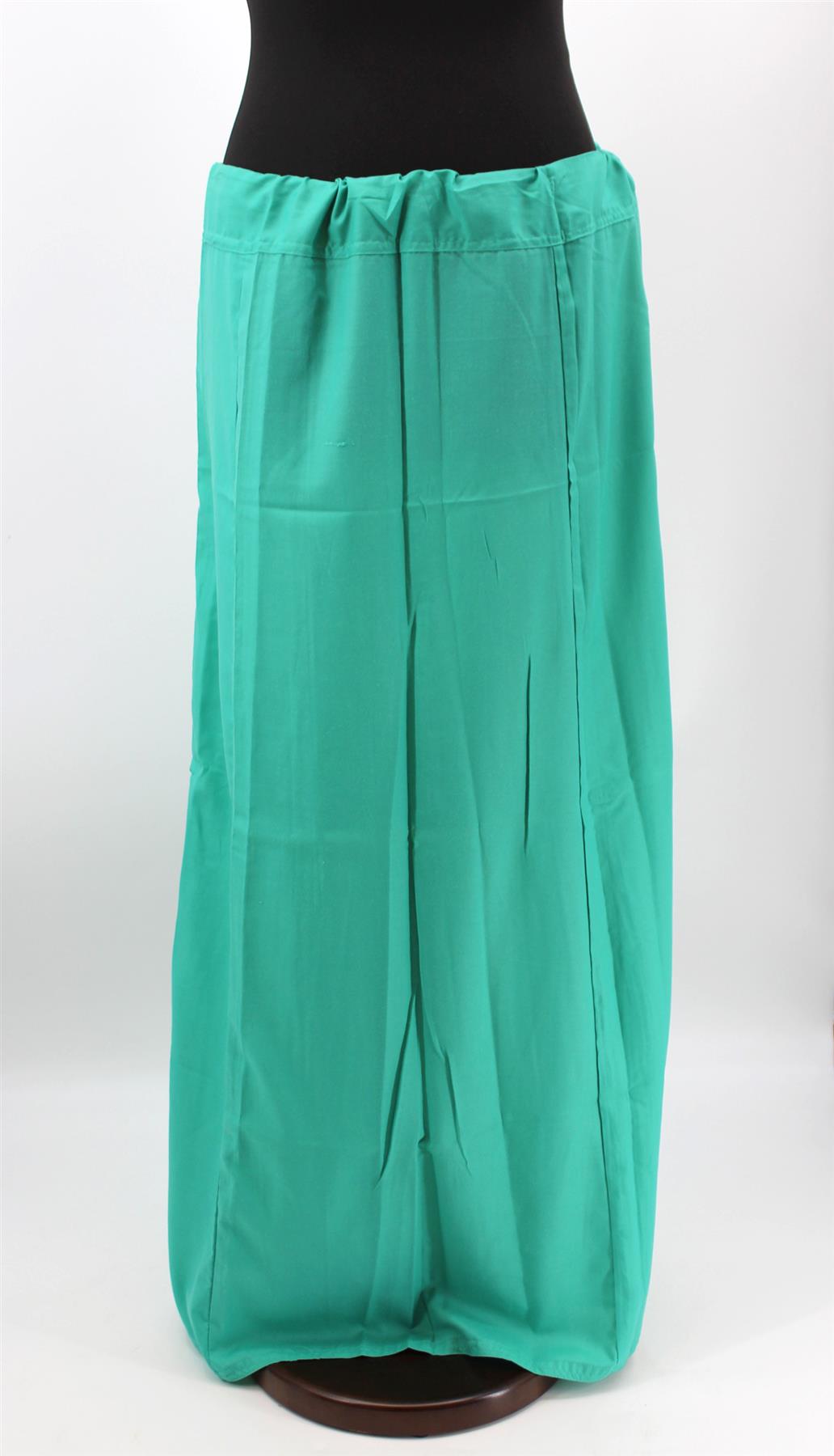 Women's Cotton Indian Readymade Petticoats Inskirt / under skirt Saree Petticoats - Regular Size