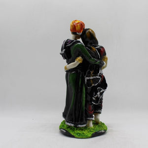 Rajasthani couple,Rajasthani man & Girl, Rajasthani statue, idol Multi Color