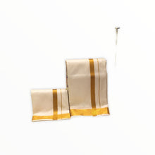 Load image into Gallery viewer, Men&#39;s Traditional Veshti / Dhoti / Vasti with Angavastram