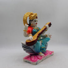 Load image into Gallery viewer, Saraswati mata God of Education Knowledge,Saraswati statue Idol Multi colour