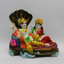 Load image into Gallery viewer, Lakshmi &amp; vishnu, vishnu-laxmi Statue, vishnu laxmi idol Multi color