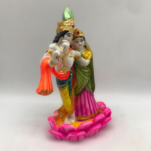 Radha Krishna Statue Kanha Gopala Kanhiya Murari Mohan Shyam MadhavaMulti Color