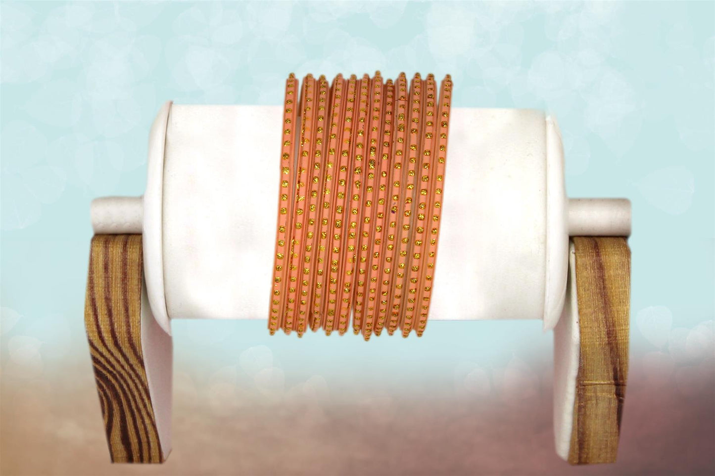 Indian Glass Bangles Set Dot Pattern Bollywood Style Wedding Favour