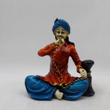 Load image into Gallery viewer, Rajasthani boy,Rajasthani man,Musician man Rajasthani statue, idol Multi color