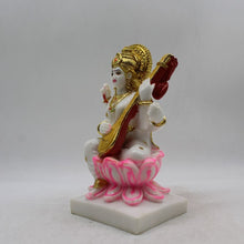 Load image into Gallery viewer, Saraswati mata God of Education Knowledge,Saraswati statue Idol White