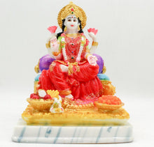 Load image into Gallery viewer, Hindu God Laxmi Statue Idol For Home Temple Home Decor,Hindu Goddess Lord laxmi Statue, Indian Idol Laxmi Sitting pose. India God Figurine Home Mandir Temple Altar Yoga Decor Diwali Pooja Gifts