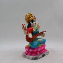 Load image into Gallery viewer, Saraswati mata God of Education Knowledge,Saraswati statue Idol Brown