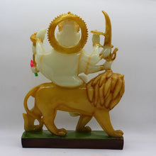 Load image into Gallery viewer, Ambe Mata Statue/ Durga Mata Murati / Durga Idol. Shakti Statue-Ambe Ma Idol Office-White Painted Bengali Durga Maa Murti-Durga Ma Idol-Ambe Maa Statue-Durga.AMBE MA HINDU Goddess  Statue Figurine Mataji Shakti Maa Ambaji