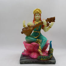 Load image into Gallery viewer, Saraswati mata God of Education Knowledge,Saraswati statue Idol Multi colour