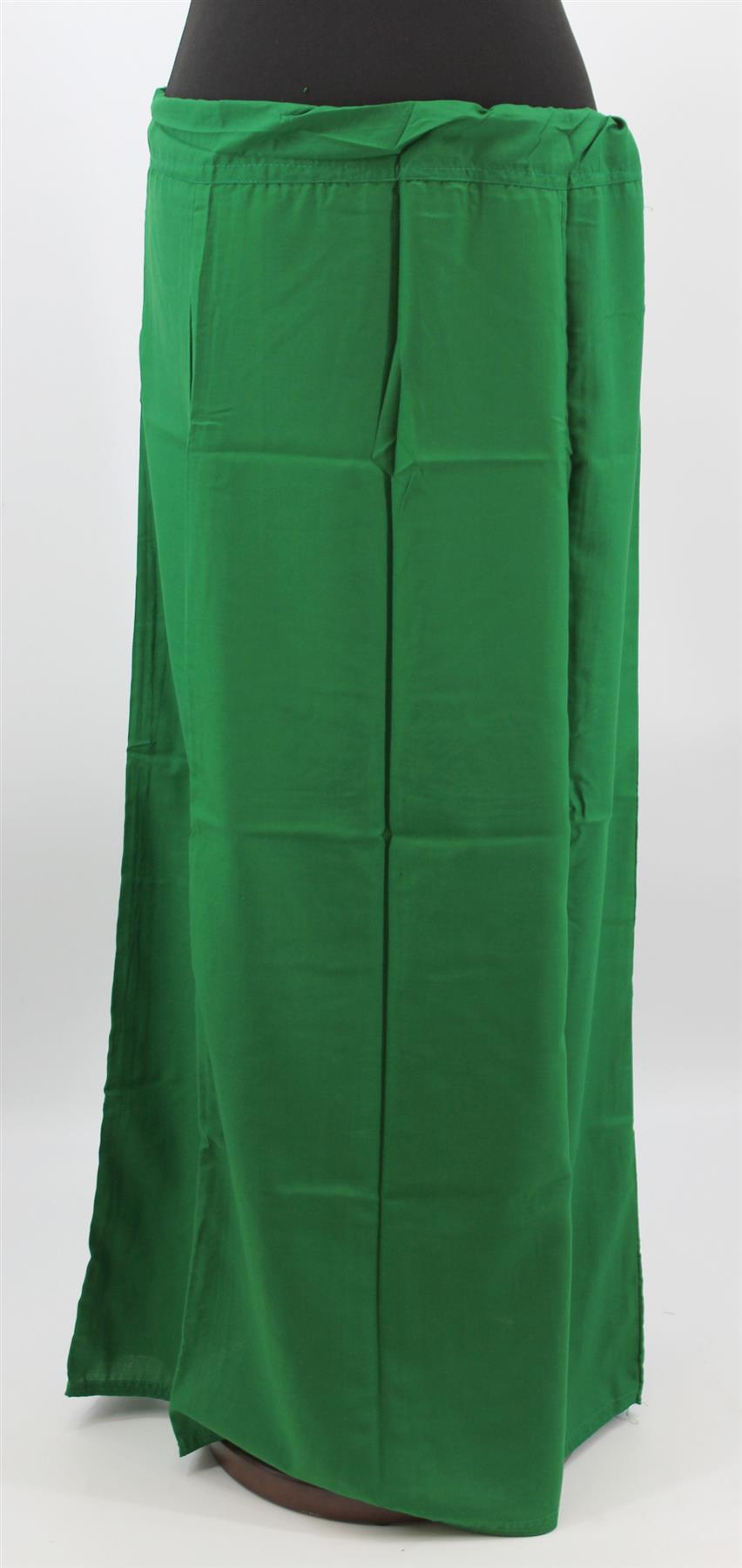 Women's Cotton Indian Readymade Petticoats Inskirt / under skirt Saree Petticoats - Regular Size