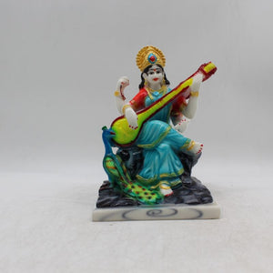 Saraswati mata God of Education Knowledge,Saraswati statue Idol White