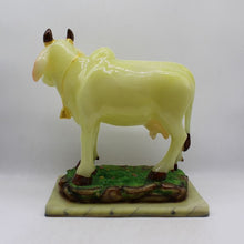 Load image into Gallery viewer, Kamdhenu Cow Gau Mata,Nandi cow Statue Hindu God For Home Decor Glow in Dark