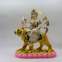 Load image into Gallery viewer, Ambe maa,Ambaji, Durga ma, Bengali Durga ma statue,idol,murti White