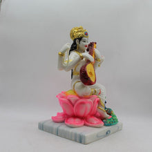 Load image into Gallery viewer, Saraswati mata God of Education Knowledge,Saraswati statue Idol White