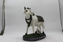 Load image into Gallery viewer, Kamdhenu Cow Gau Mata,Nandi cow Statue Kamdhenu Hindu God For Home Decor White