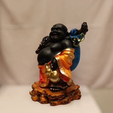 Load image into Gallery viewer, Lucky Laughing Buddha,statue,Happy sitting,luckey man,Happy man Multi color