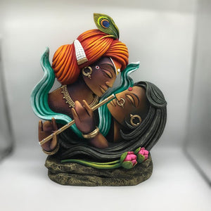 Radha Krishna,Radha Kanha Statue,for Home,office,temple,diwali Pooja Multi color