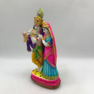 Radha Krishna Statue Kanha Gopala Kanhiya Murari Mohan Shyam MadhavaMulti Color