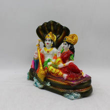 Load image into Gallery viewer, Lakshmi &amp; vishnu, vishnu-laxmi Statue, vishnu laxmi idol Multi color