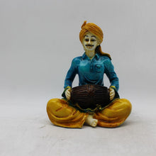 Load image into Gallery viewer, Rajasthani boy,Rajasthani man,Musician man Rajasthani statue, idol Multi color