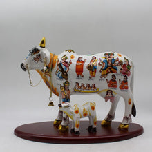 Load image into Gallery viewer, Kamdhenu Cow Gau Mata,Nandi cow Statue Kamdhenu Hindu God For Home Decor White