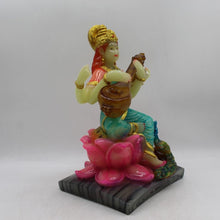 Load image into Gallery viewer, Saraswati mata God of Education Knowledge,Saraswati statue Idol Multi colour