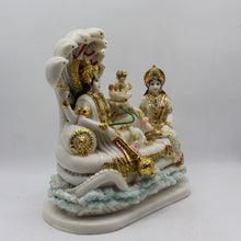 Load image into Gallery viewer, Lakshmi &amp; vishnu, vishnu-laxmi Statue, vishnu laxmi idol White