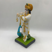 Load image into Gallery viewer, Lord Krishna Kanha Balgopal Shyam Madhava Murari Mohan Statue decoreWhite