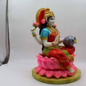 Laxmi ma Bengali laxmi/Laxmi Ma Idol-laxmi Maa Statue-Shakti Statue Multi Color