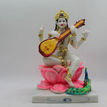 Load image into Gallery viewer, Saraswati mata God of Education Knowledge,Saraswati statue Idol White