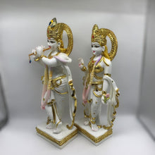 Load image into Gallery viewer, Radha Krishna,Radha Kanha Statue,for Home,office,temple,diwali Pooja White