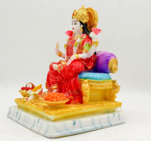 Load image into Gallery viewer, Hindu God Laxmi Statue Idol For Home Temple Home Decor,Hindu Goddess Lord laxmi Statue, Indian Idol Laxmi Sitting pose. India God Figurine Home Mandir Temple Altar Yoga Decor Diwali Pooja Gifts