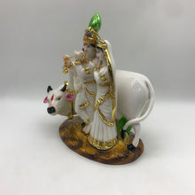 Load image into Gallery viewer, Radha Krishna Statue Kanha Gopala Kanhiya Murari Mohan Shyam MadhavaWhite