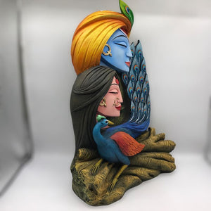 Radha Krishna,Radha Kanha Statue,for Home,office,temple,diwali Pooja Multi color