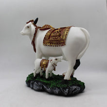 Load image into Gallery viewer, Kamdhenu Cow Gau Mata,Nandi cow Statue Kamdhenu Hindu God For Home Decor White