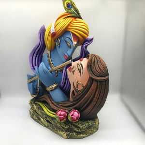 Radha Krishna Statue Kanha Gopala Kanhiya Murari Mohan Shyam MadhavaMulti Color