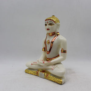 Hindu Jain God Mahavir swami, Mahavir swami idol murti White