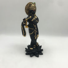 Load image into Gallery viewer, Lord Krishna Kanha Balgopal Shyam Madhava Murari Mohan Statue decoreBlack