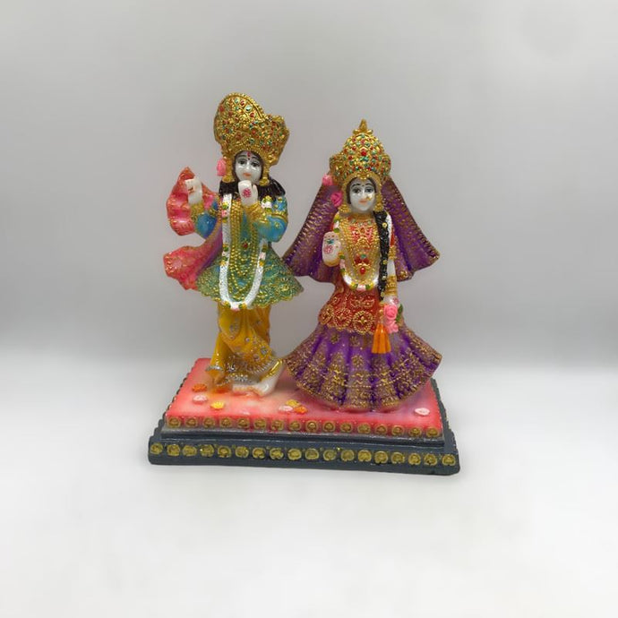 Radha Krishna,Radha Kanha Statue,for Home,office,temple,diwali Pooja Multi color