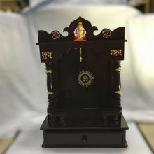 Load image into Gallery viewer, Wooden Temple,Indian hindu Pooja Ghar,Mandir,Hand made temple,Mandir in Wembley,Indian temple,Temple for festivals,Office &amp; Home Temple Beautiful Wooden Temple.