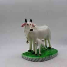 Load image into Gallery viewer, Kamdhenu Cow Gau Mata,Nandi cow Statue Kamdhenu Hindu God For Home Decor White