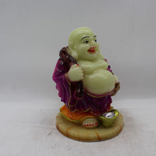 Load image into Gallery viewer, Lucky Laughing Buddha,statue,Happy sitting,showpeace,luckey man,Happy man White