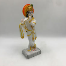 Load image into Gallery viewer, Lord Krishna Kanha Balgopal Shyam Madhava Murari Mohan Statue decoreWhite